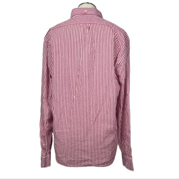 J. Crew Slim Striped Button Down Long Sleeve Shirt L - Picture 3 of 8